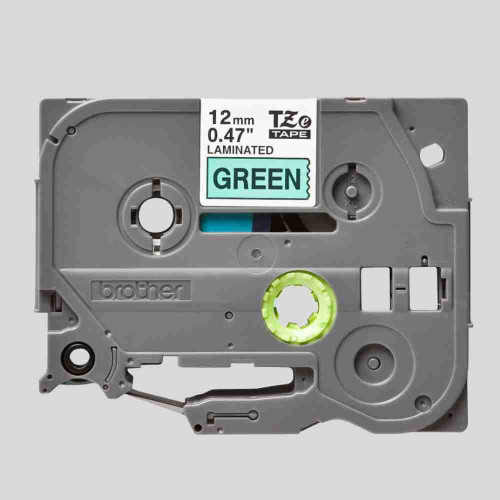 Brother TZe-731 Labelling Tape Cassette, Black on Green