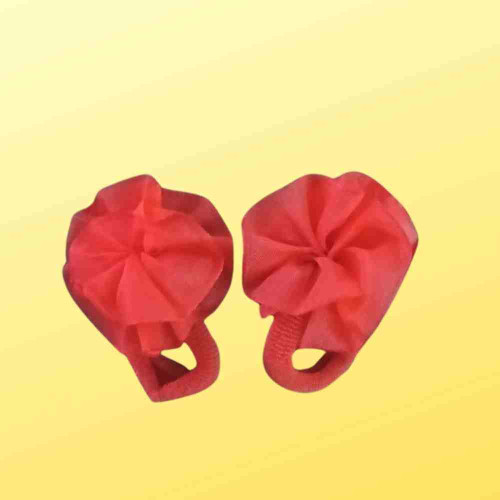 Red Elastic Hair Ribbon (2pcs)