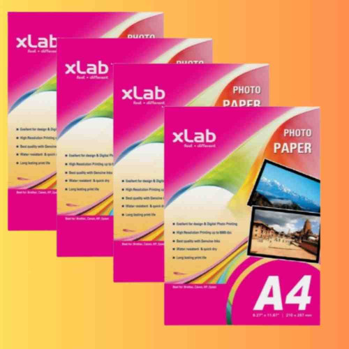 xLab A4-XLGMSM-260 Paper Satin Multi Economy