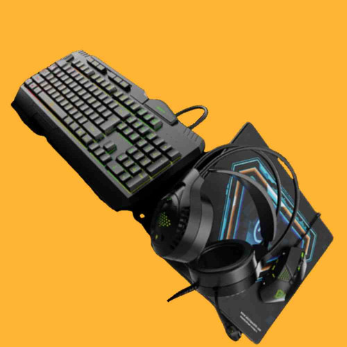 Micropack GC-410 Backlit Gaming Keyboard and Mouse Combo 4 In 1