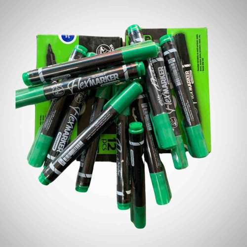 Flex Office Permanent green Marker (24pkt)